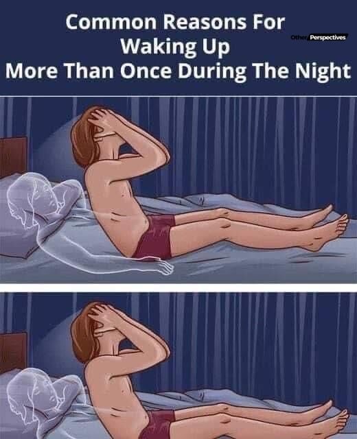 Five main reasons why you wake up several times at night and can’t fall asleep