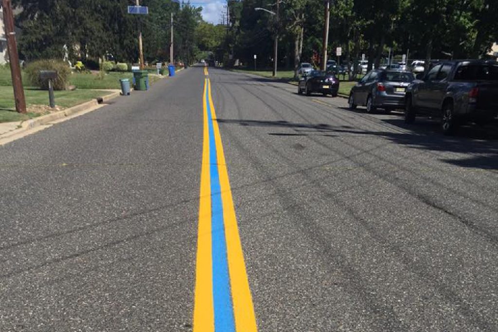 If You’ve Noticed A Blue Line Painted On The Street, Here’s What It Means