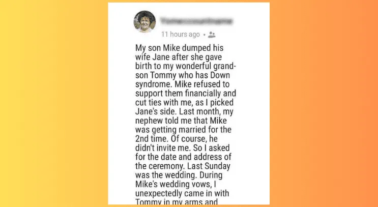 Mother Shocks Her Estranged Son in His Second Wedding