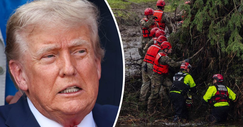 Donald Trump calls Texas flash flood “Biden setup”