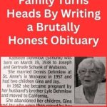 When writing Mom’s obituary, they hurt her a lot.
