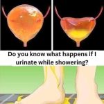 If you urinate in the shower, be