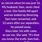 The Lie That Broke Us: My Husband Discovered the Truth About Our Son — and Took It to the Grave
