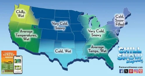 The Farmers’ Almanac Predicts A “Wild Ride” For Winter 2025-26