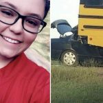 Teen crashes into school bus and dies with phone in hand