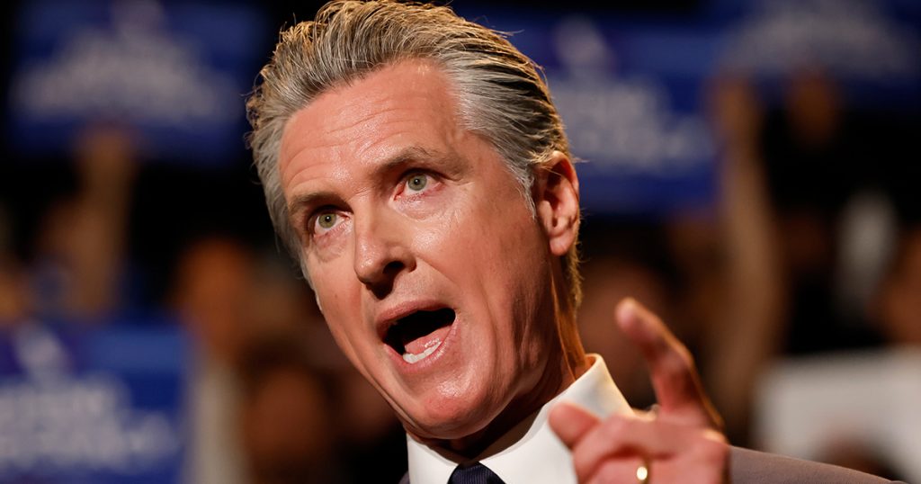 Gavin Newsom roasts Donald Trump after bizarre post