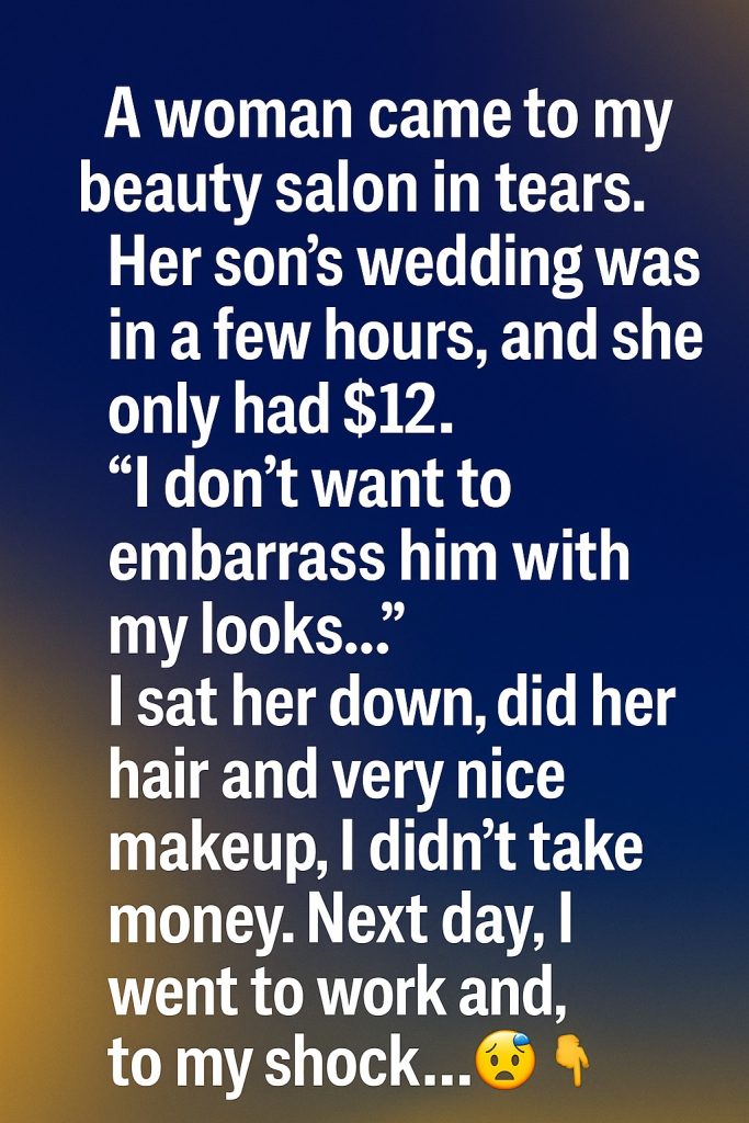 A Mother Walked Into My Salon in Tears — What Happened Next Changed Us Both