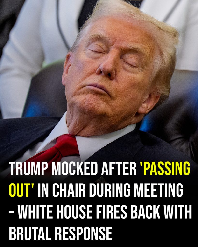Trump mocked as ‘Dozy Don’ after photo – White House issues scathing response