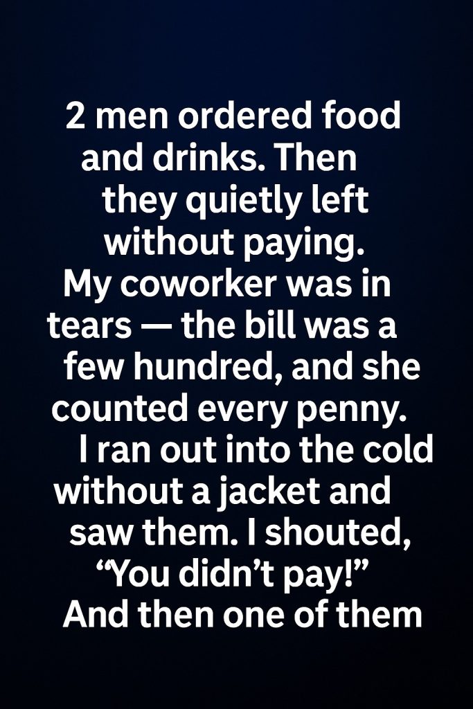 They Walked Out Without Paying—But the Story Wasn’t What It Seemed
